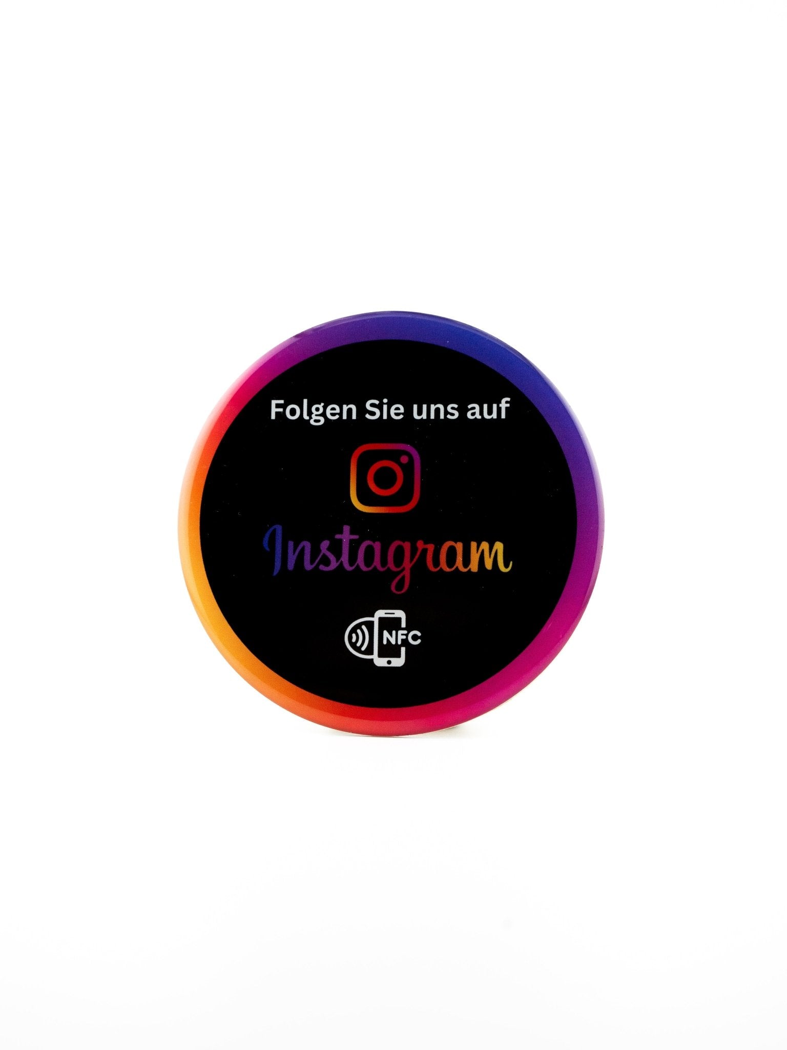 Hochwertiger NFC - Aufkleber für mehr Instagram - Follower - Custom Ratings